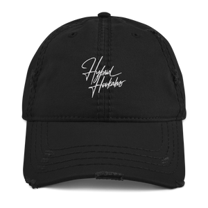 Distressed Dad Hat Hybrid Design